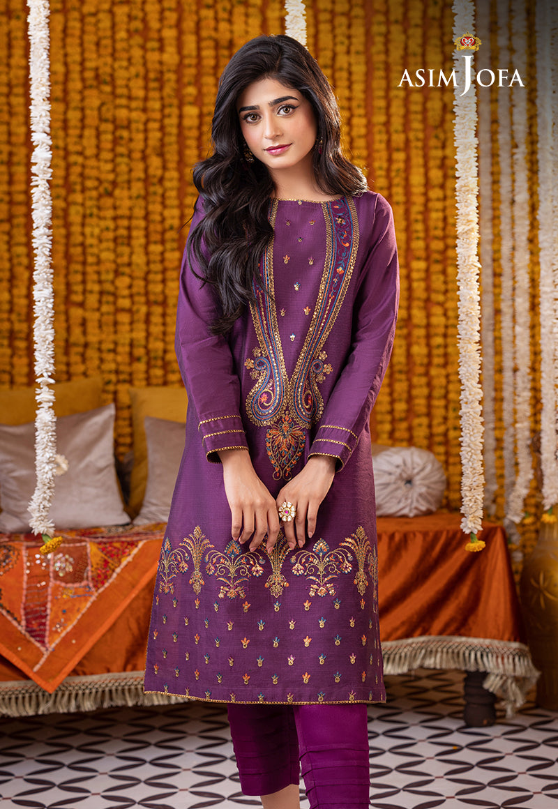 AJTM-12 - 3 PCS EMBROIDERED COTTON NET 3 PCS