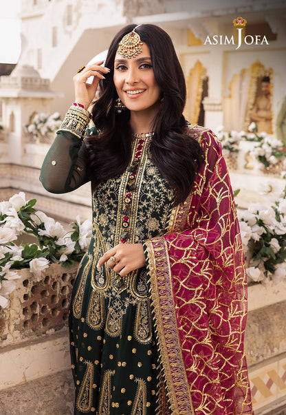 AJSH-11 EMBROIDERED CHIFFON 3 PCS