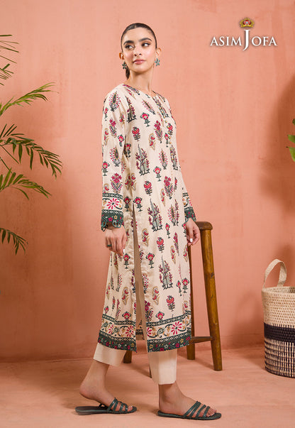 AJGR-01 PRINTED COTTON SILK 1 PCS