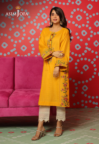 AJTM-22 - 1 PC EMBROIDERED SELF JACQUARD 1 PC