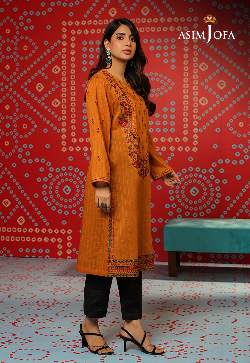 AJTM-21 - 1 PC EMBROIDERED SELF JACQUARD 1 PC