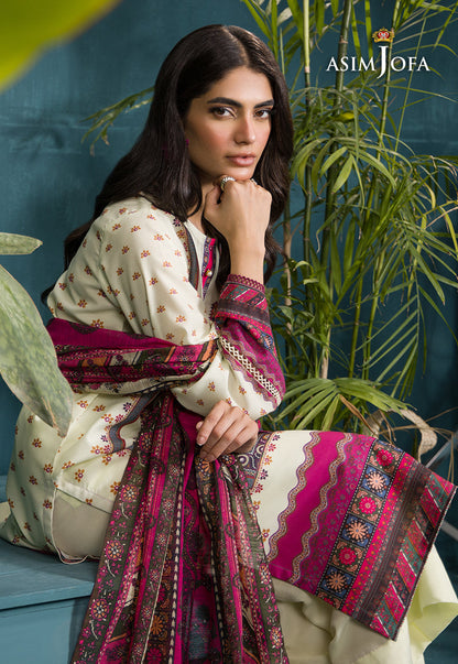 AJGR-13 PRINTED SWISS LAWN 3 PCS