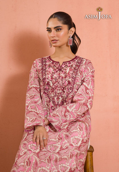 AJGR-03 EMBROIDERED COTTON SILK 1 PC