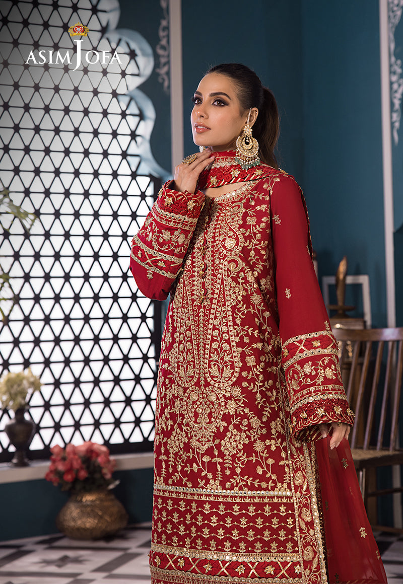 AJFIP-10 EMBROIDERED LAWN STITCHED 3 PCS