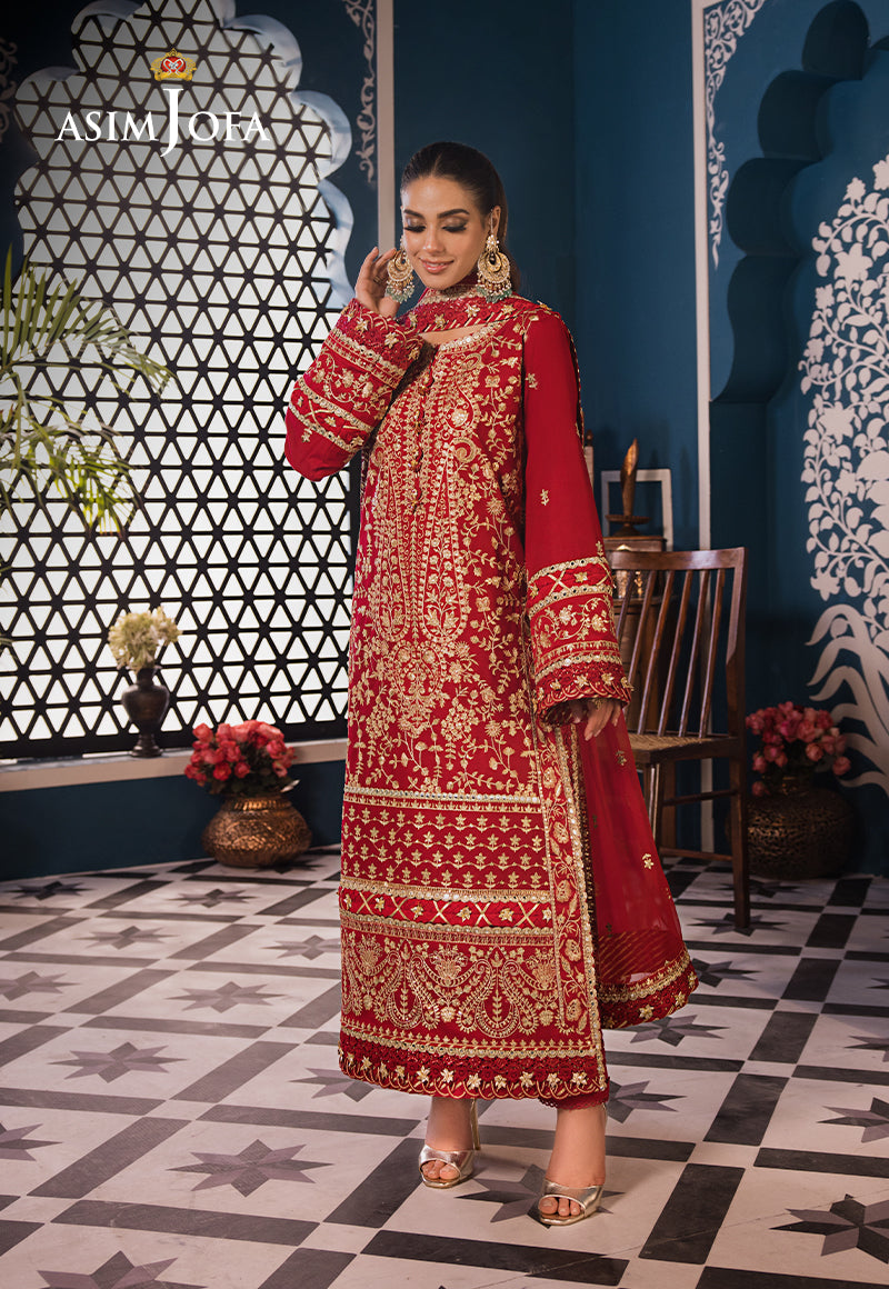 AJFIP-10 EMBROIDERED LAWN STITCHED 3 PCS