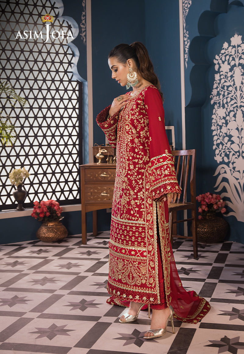 AJFIP-10 EMBROIDERED LAWN STITCHED 3 PCS
