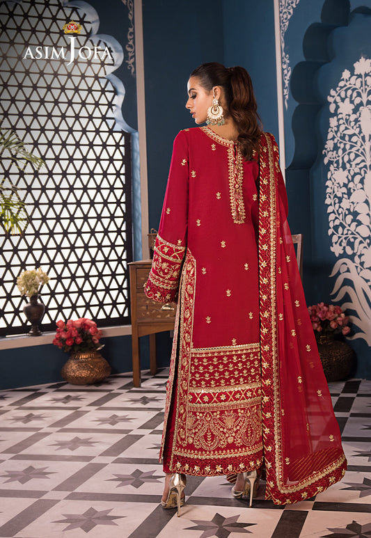 AJFIP-10 EMBROIDERED LAWN STITCHED 3 PCS