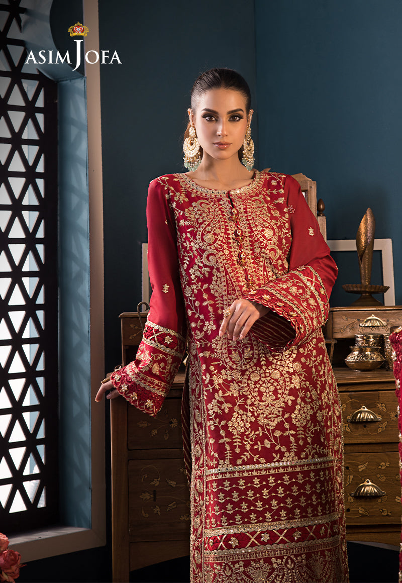 AJFIP-10 EMBROIDERED LAWN STITCHED 3 PCS