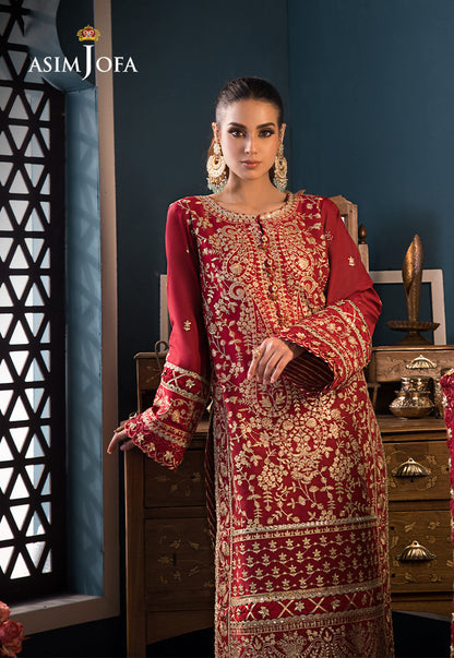 AJFIP-10 EMBROIDERED LAWN STITCHED 3 PCS