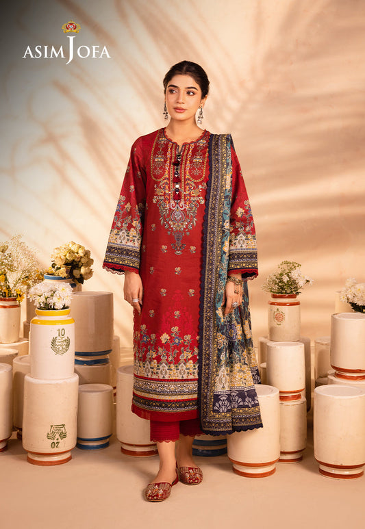 AJUB-02 PRINTED LAWN 3 PCS