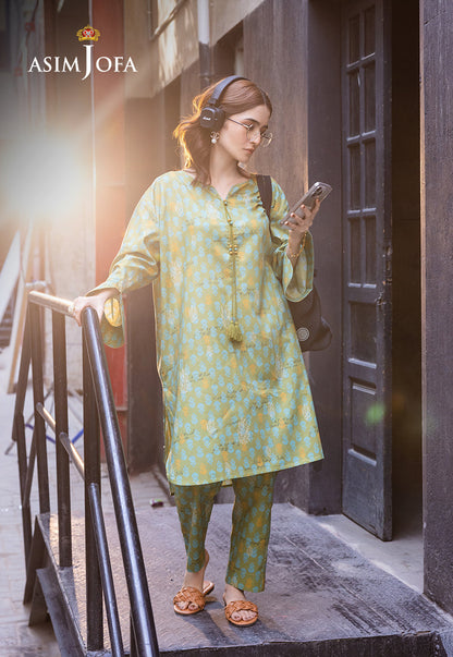 AJPB-08 PRINTED LAWN 2 PCS