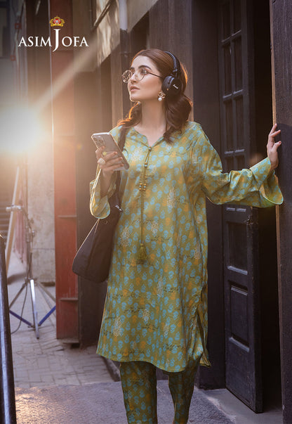 AJPB-08 PRINTED LAWN 2 PCS