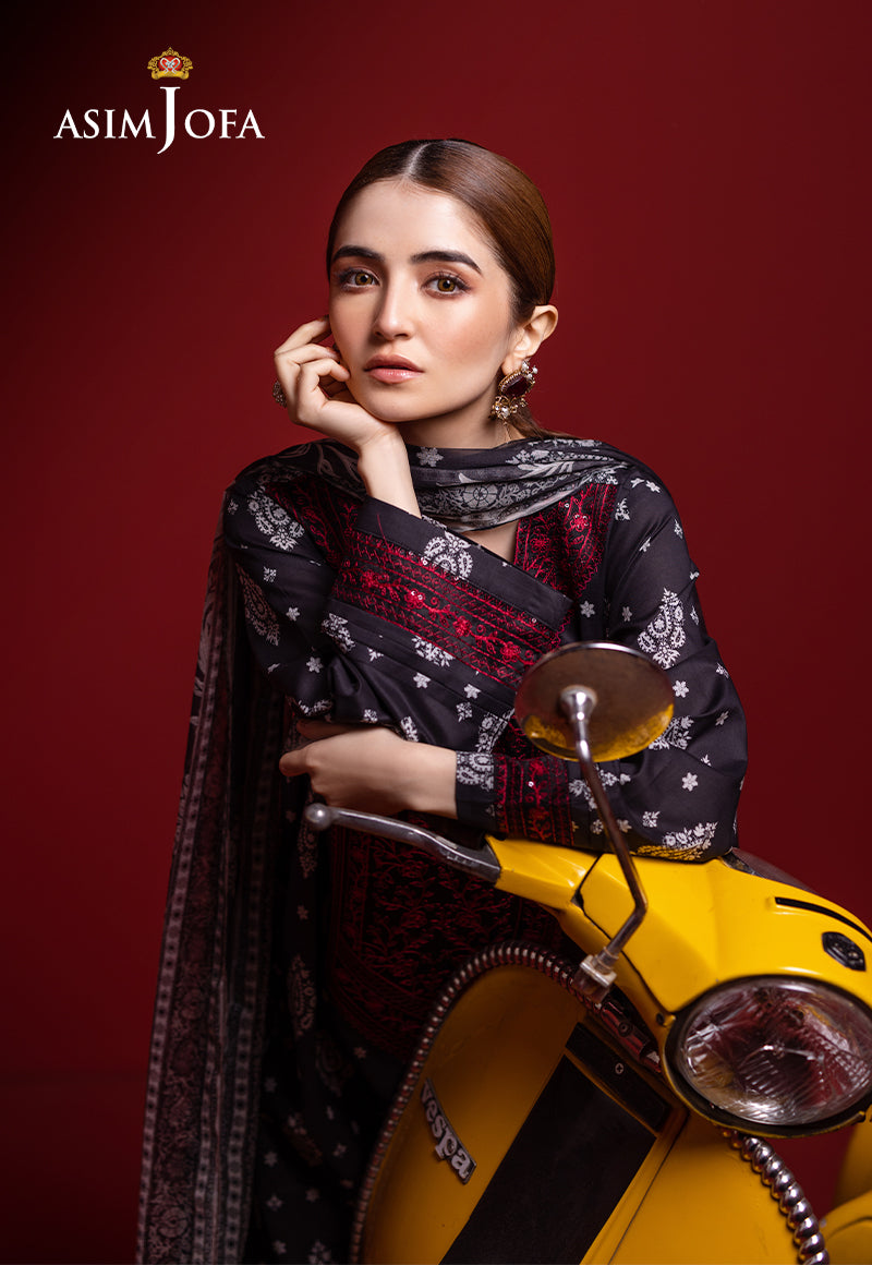 AJPB-15 PRINTED LAWN 3 PCS