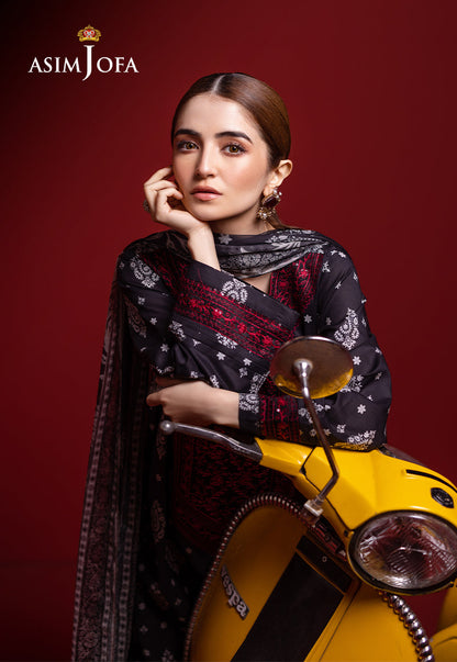 AJPB-15 PRINTED LAWN 3 PCS