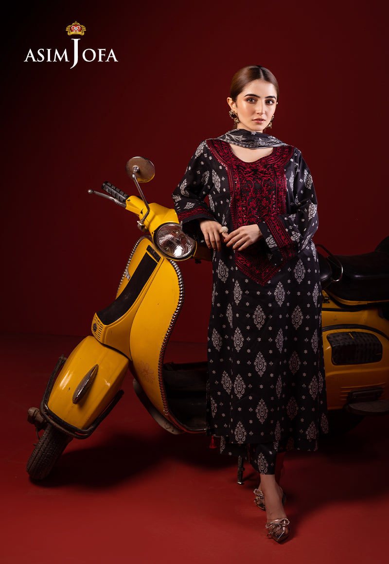 AJPB-15 PRINTED LAWN 3 PCS