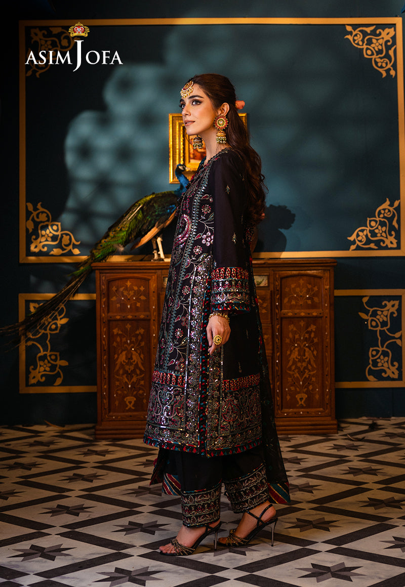 AJFIP-14 EMBROIDERED LAWN STITCHED 3 PCS