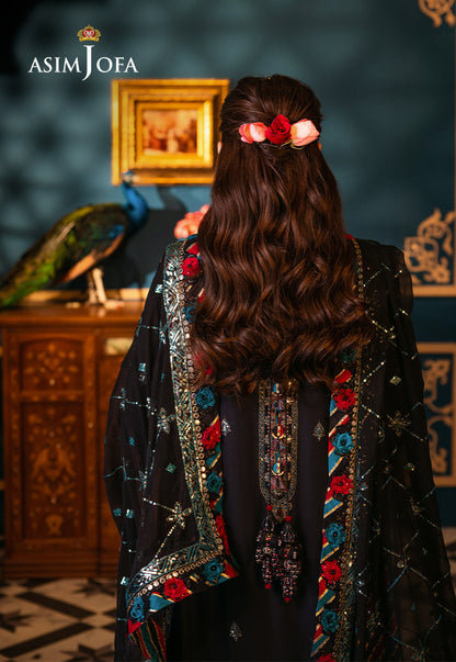 AJFIP-14 EMBROIDERED LAWN STITCHED 3 PCS