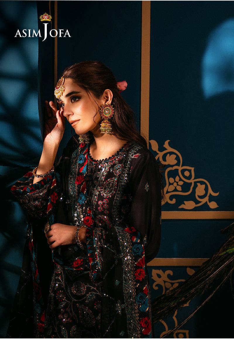 AJFIP-14 EMBROIDERED LAWN STITCHED 3 PCS