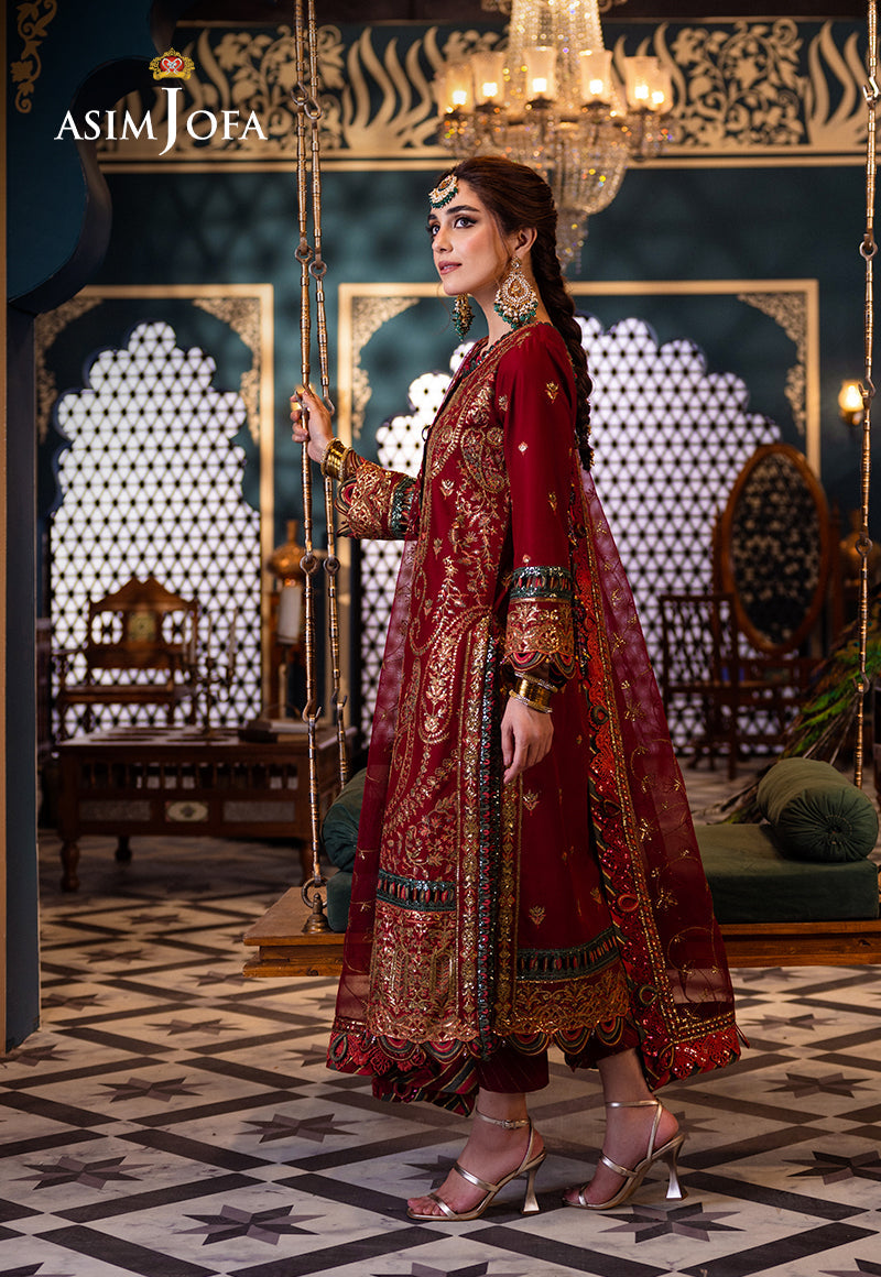 AJFIP-21 EMBROIDERED LAWN STITCHED 3 PCS