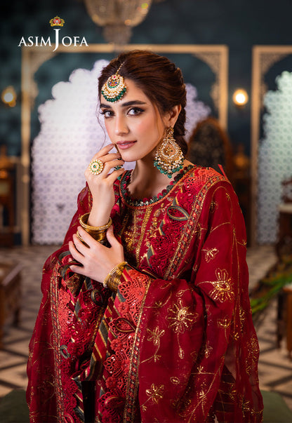 AJFIP-21 EMBROIDERED LAWN STITCHED 3 PCS