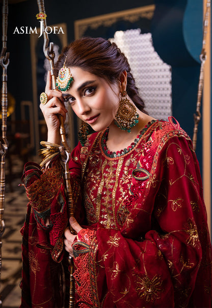 AJFIP-21 EMBROIDERED LAWN STITCHED 3 PCS