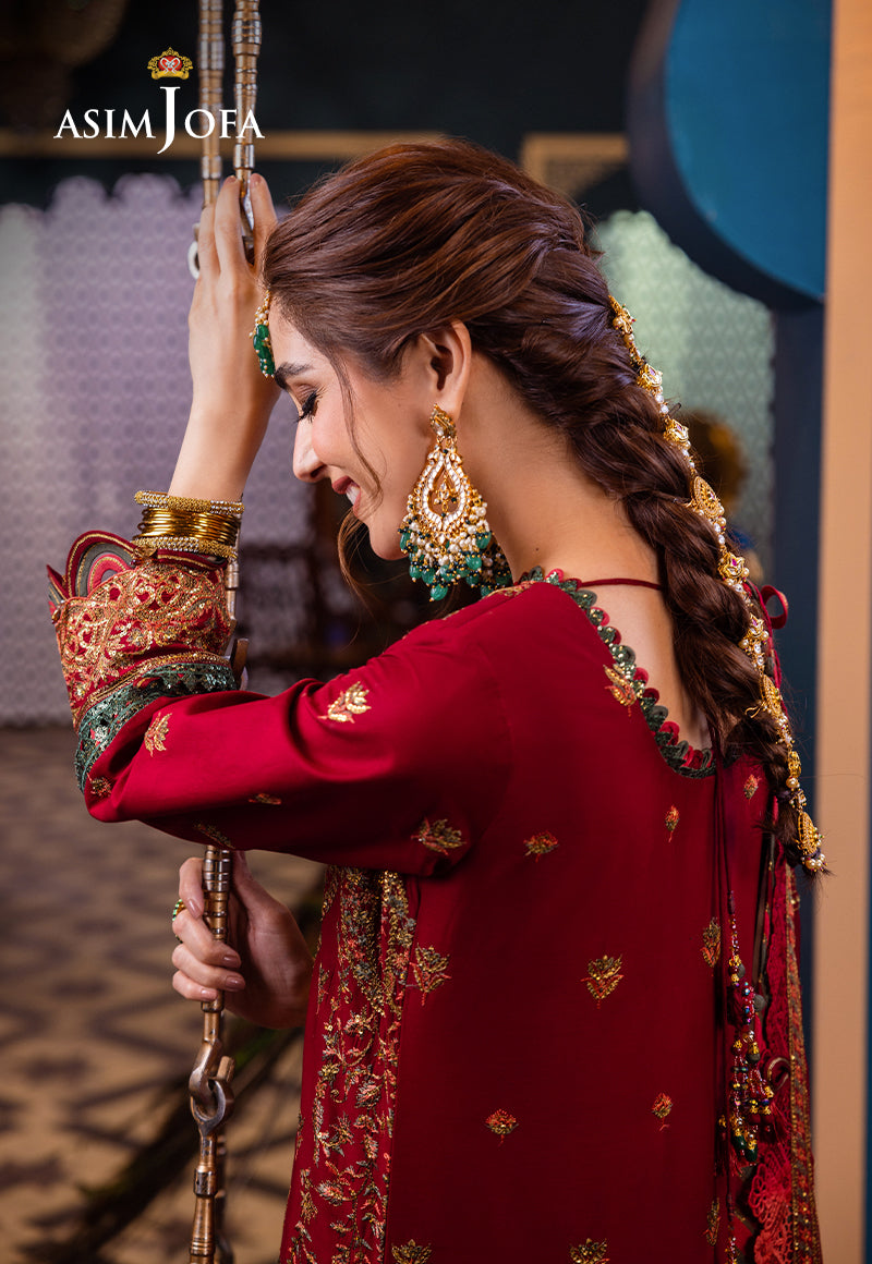 AJFIP-21 EMBROIDERED LAWN STITCHED 3 PCS