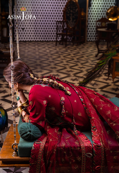 AJFIP-21 EMBROIDERED LAWN STITCHED 3 PCS