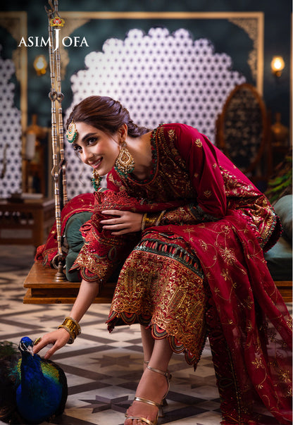 AJFIP-21 EMBROIDERED LAWN STITCHED 3 PCS