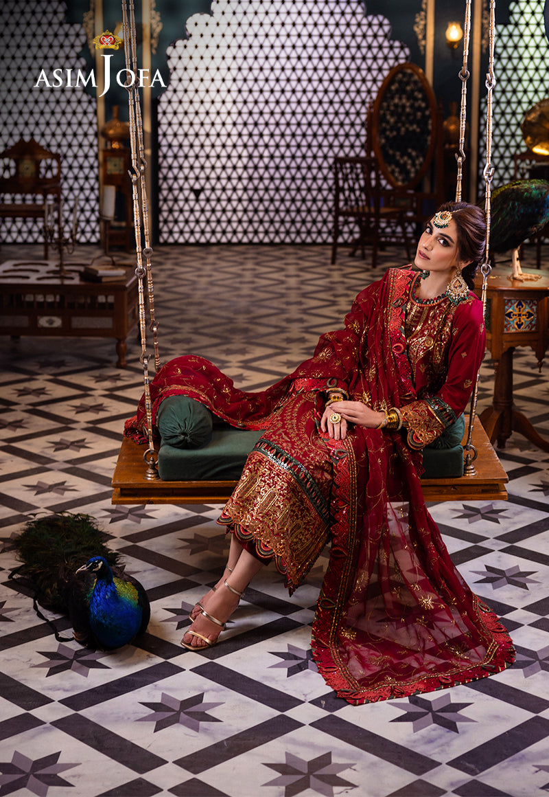 AJFIP-21 EMBROIDERED LAWN STITCHED 3 PCS