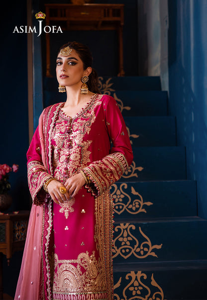 AJFIP-18 EMBROIDERED LAWN STITCHED 3 PCS