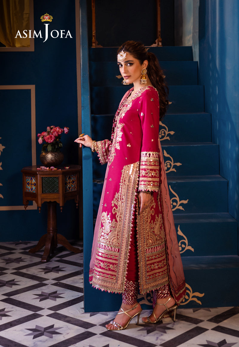 AJFIP-18 EMBROIDERED LAWN STITCHED 3 PCS