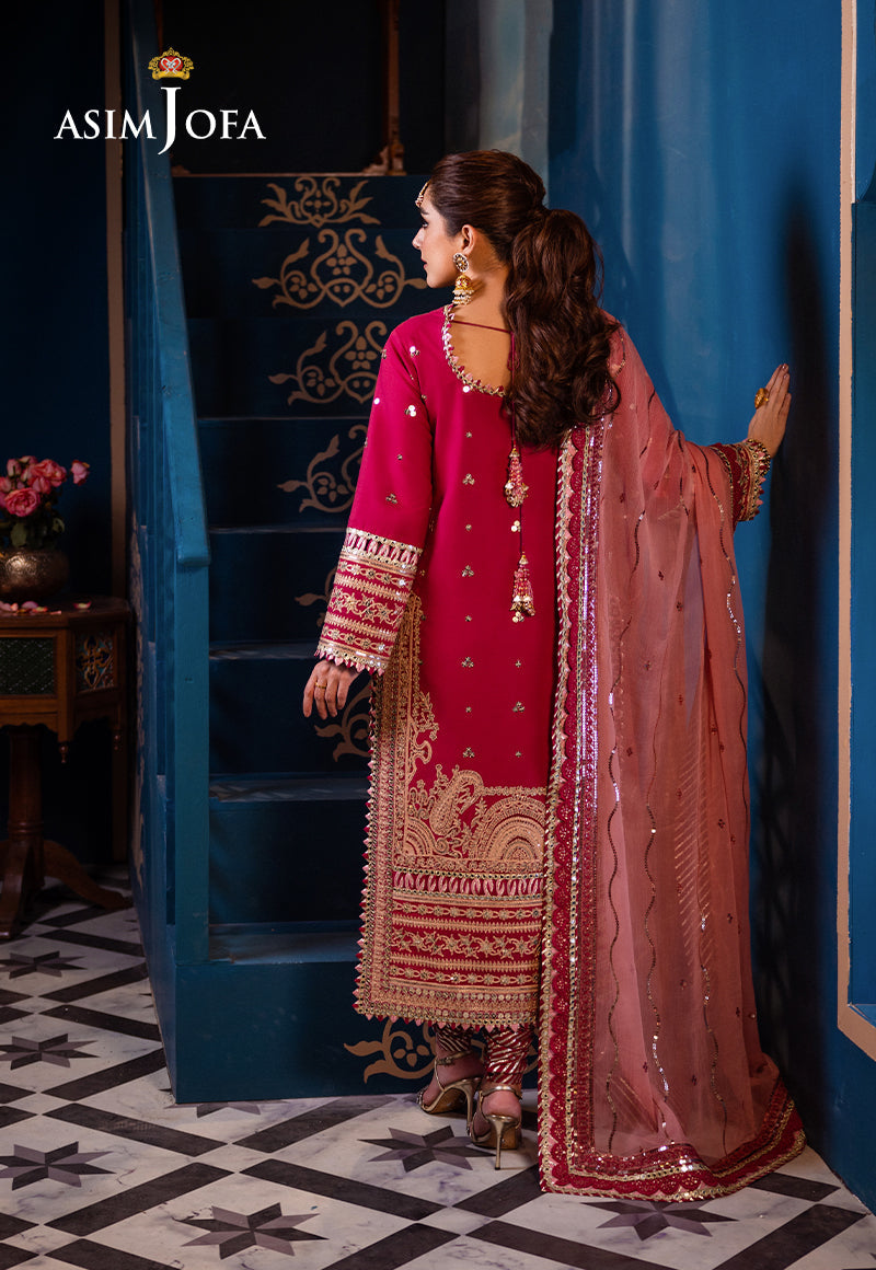 AJFIP-18 EMBROIDERED LAWN STITCHED 3 PCS