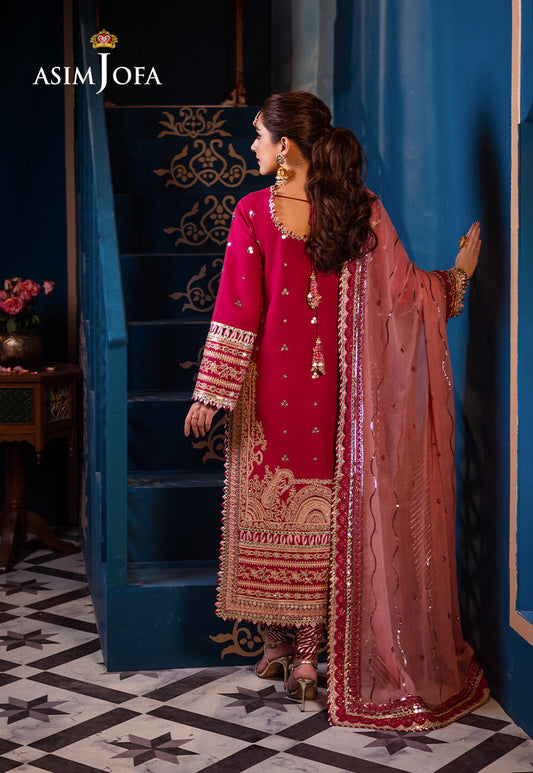 AJFIP-18 EMBROIDERED LAWN STITCHED 3 PCS