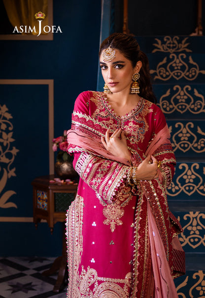 AJFIP-18 EMBROIDERED LAWN STITCHED 3 PCS