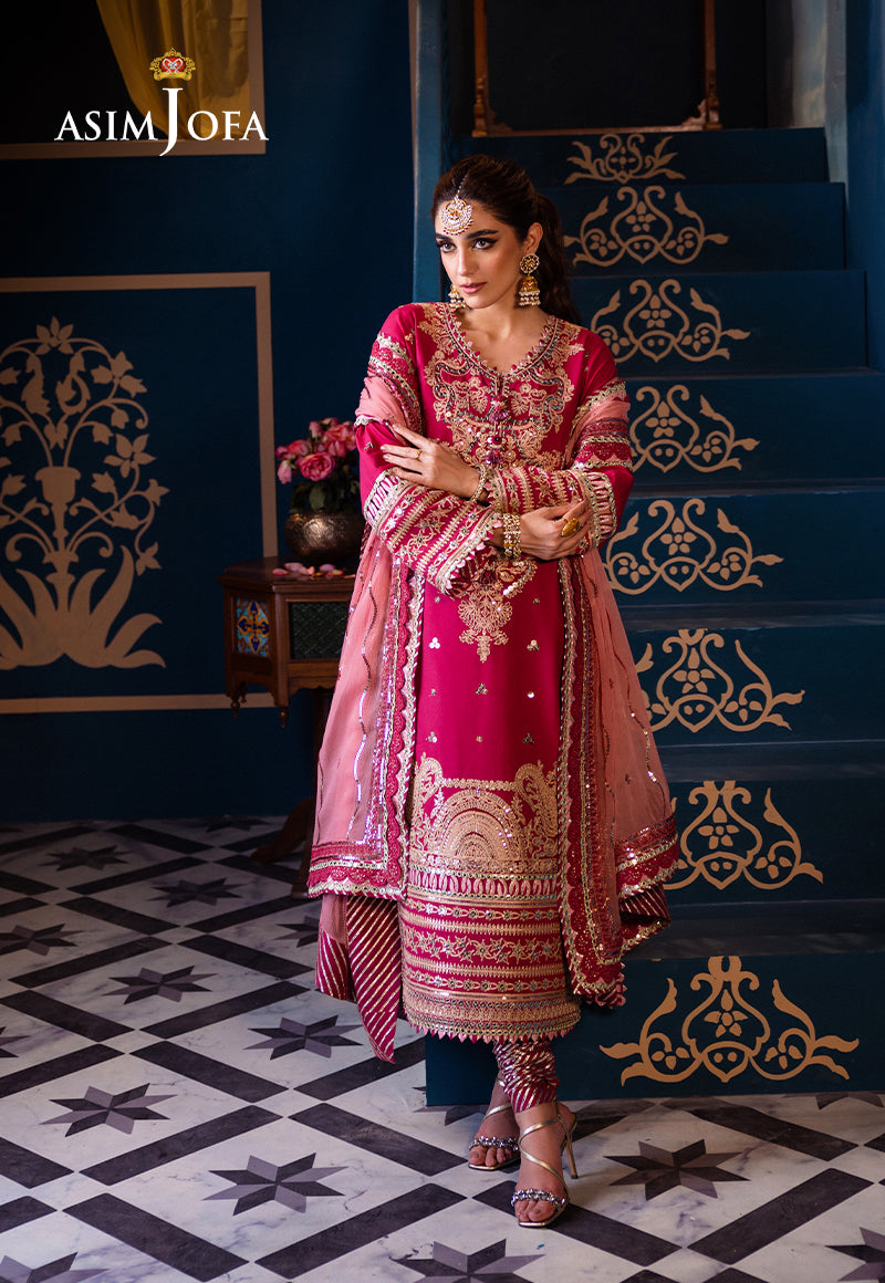 AJFIP-18 EMBROIDERED LAWN STITCHED 3 PCS