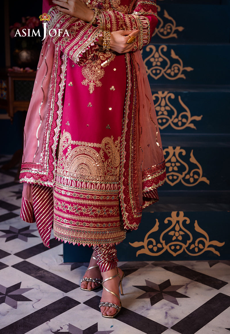 AJFIP-18 EMBROIDERED LAWN STITCHED 3 PCS