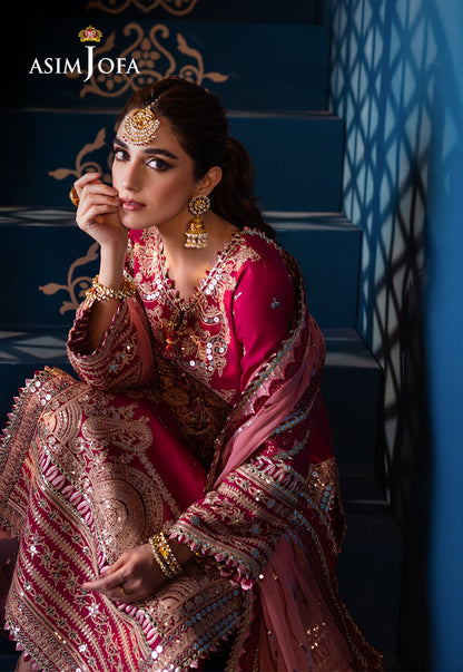 AJFIP-18 EMBROIDERED LAWN STITCHED 3 PCS