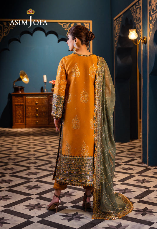 AJFIP-26 EMBROIDERED LAWN STITCHED 3 PCS