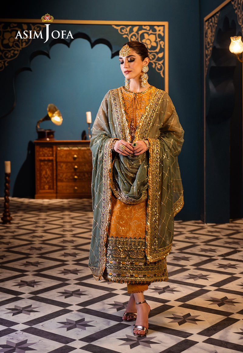 AJFIP-26 EMBROIDERED LAWN STITCHED 3 PCS
