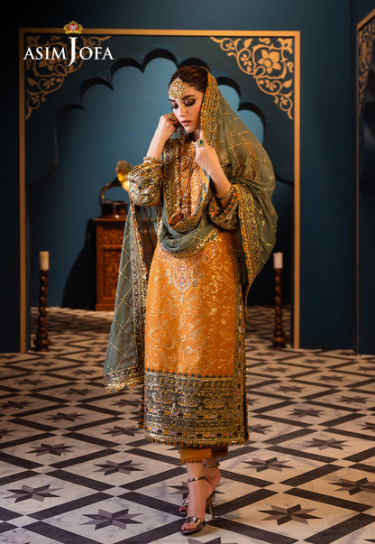 AJFIP-26 EMBROIDERED LAWN STITCHED 3 PCS