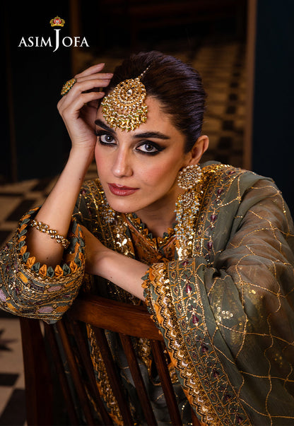 AJFIP-26 EMBROIDERED LAWN STITCHED 3 PCS