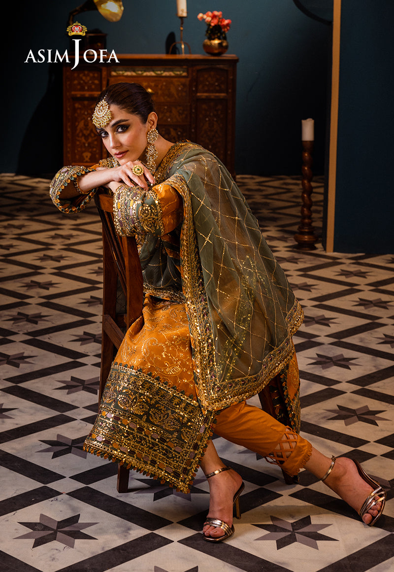 AJFIP-26 EMBROIDERED LAWN STITCHED 3 PCS