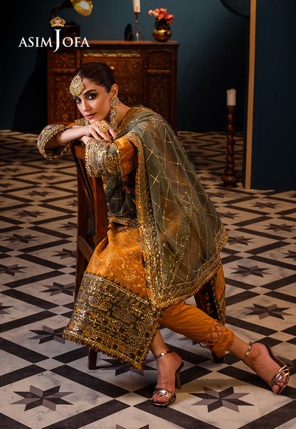AJFIP-26 EMBROIDERED LAWN STITCHED 3 PCS