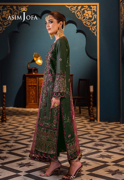 AJFIP-23 EMBROIDERED LAWN STITCHED 3 PCS