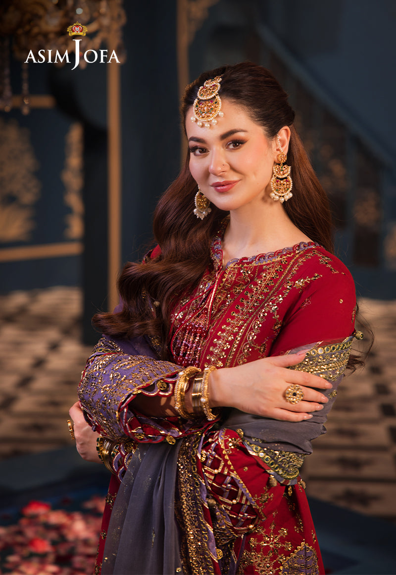 AJFIP-27 EMBROIDERED LAWN STITCHED 3 PCS