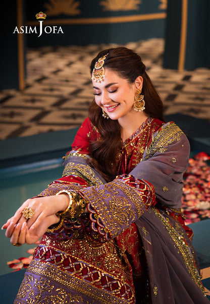 AJFIP-27 EMBROIDERED LAWN STITCHED 3 PCS
