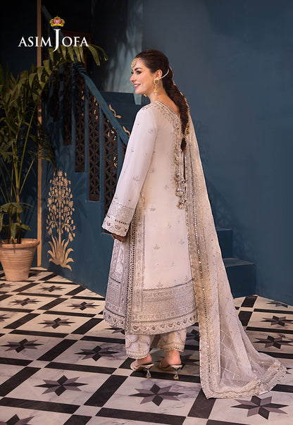 AJFI-08 EMBROIDERED LAWN 3 PCS