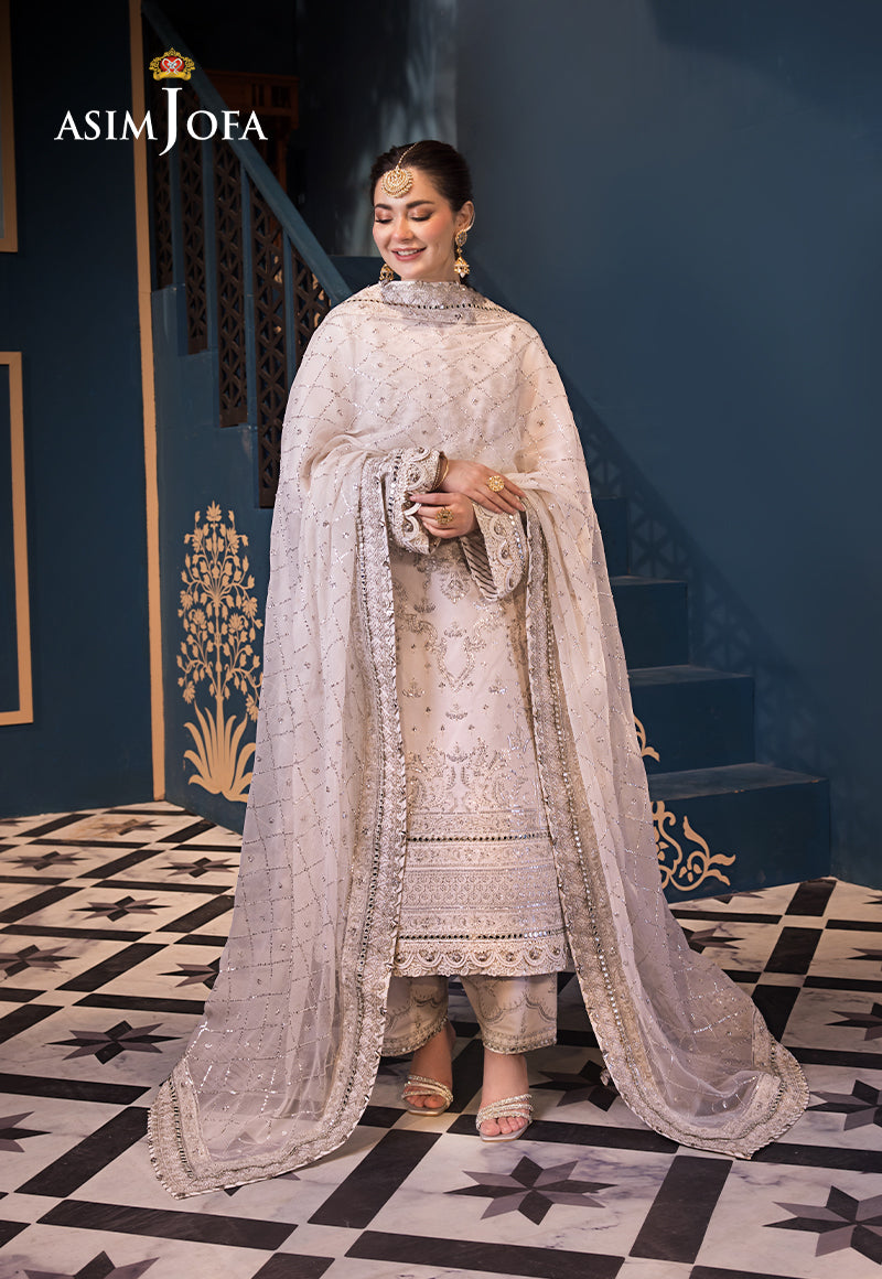 AJFI-08 EMBROIDERED LAWN 3 PCS