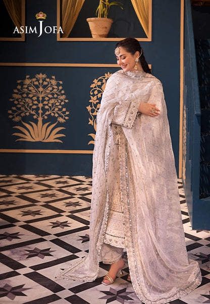 AJFI-08 EMBROIDERED LAWN 3 PCS