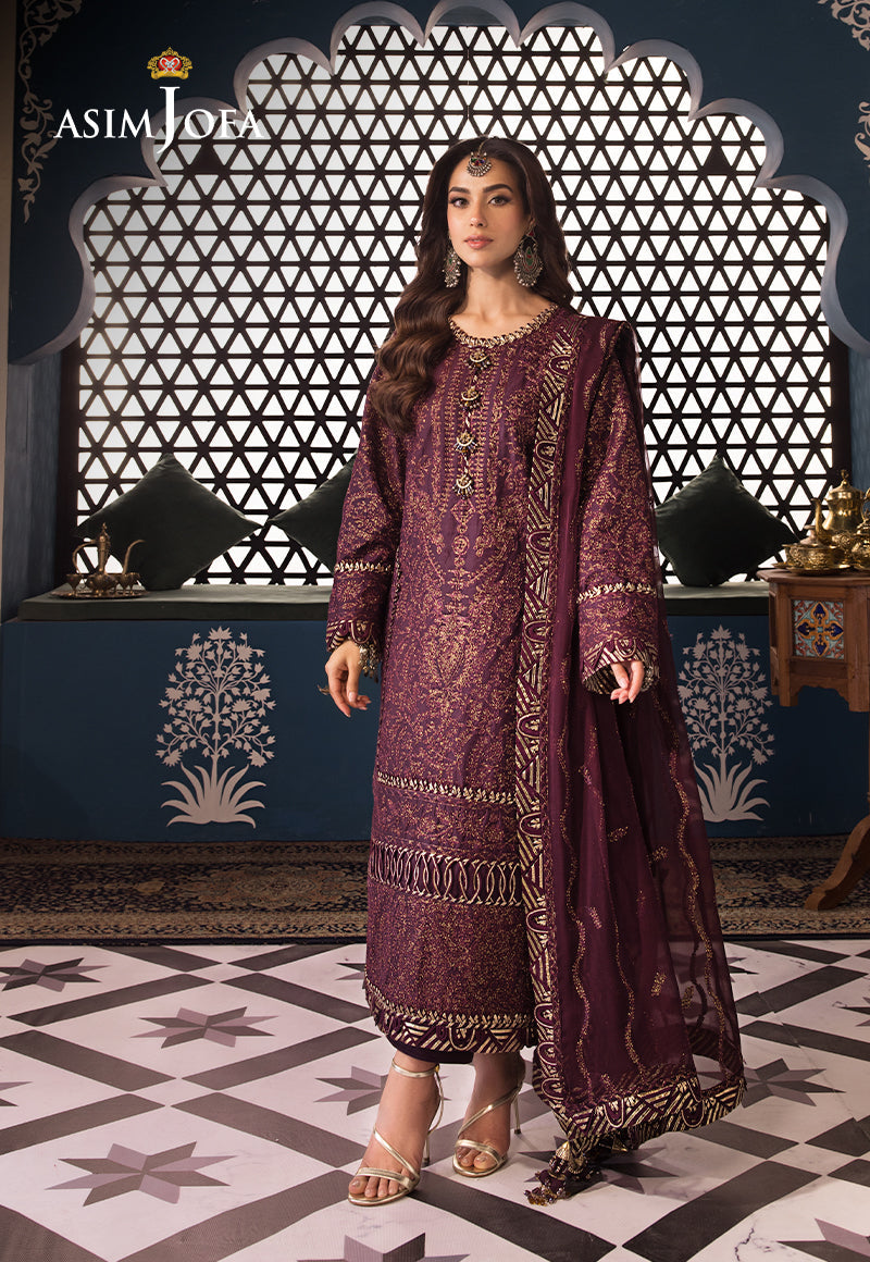 AJFIP-06 EMBROIDERED LAWN STITCHED 3 PCS